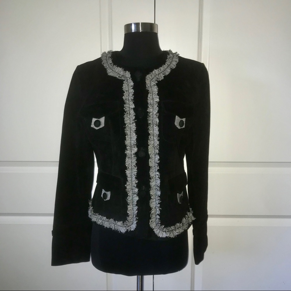 Bagatelle Suede Leather Coat
